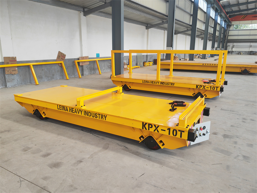 载重10吨蓄电池新能源供电式轨道台车